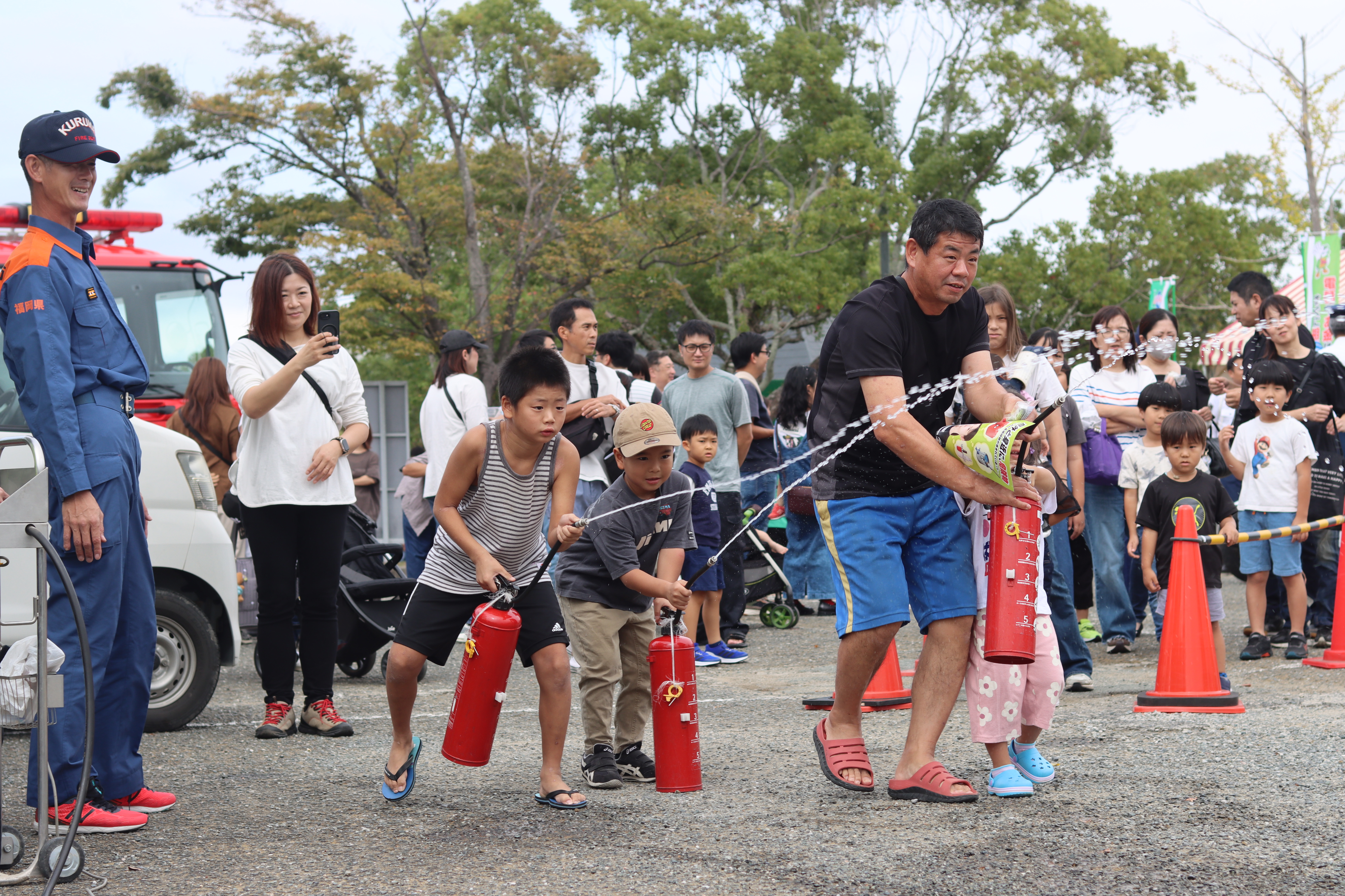 小郡市民まつり（消火体験）