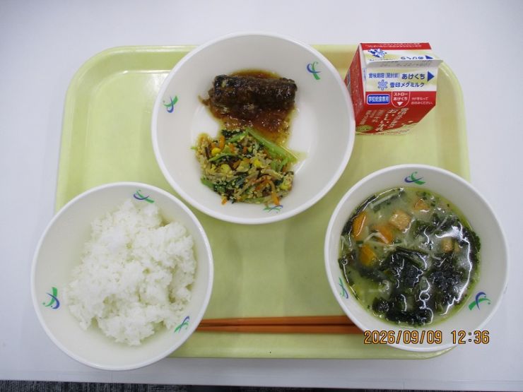 9月9日献立