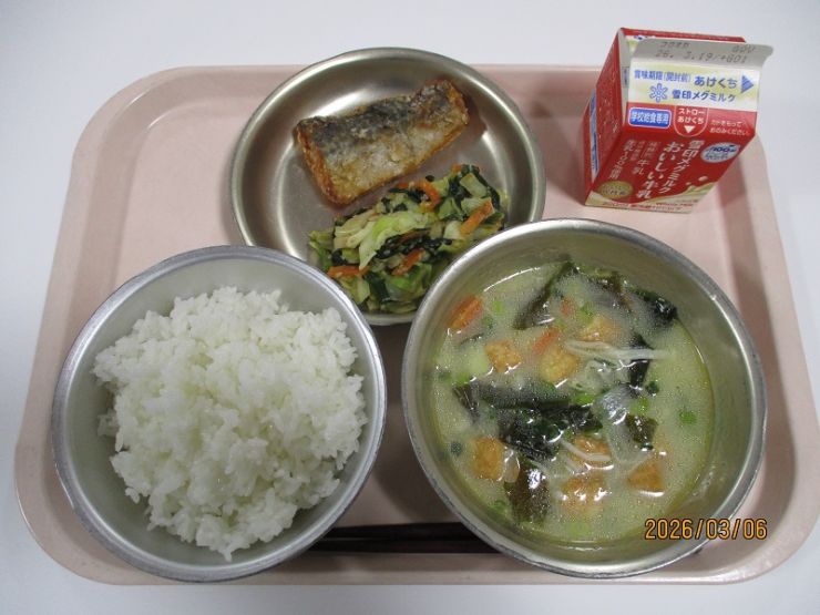 3月6日の献立 3月6日の献立.JPG