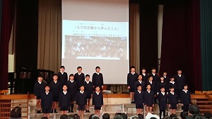 味坂小学習発表会のようす