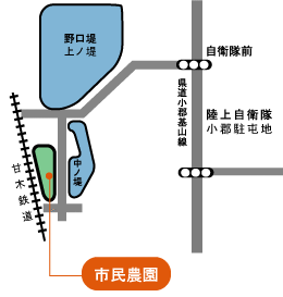 市民農園地図